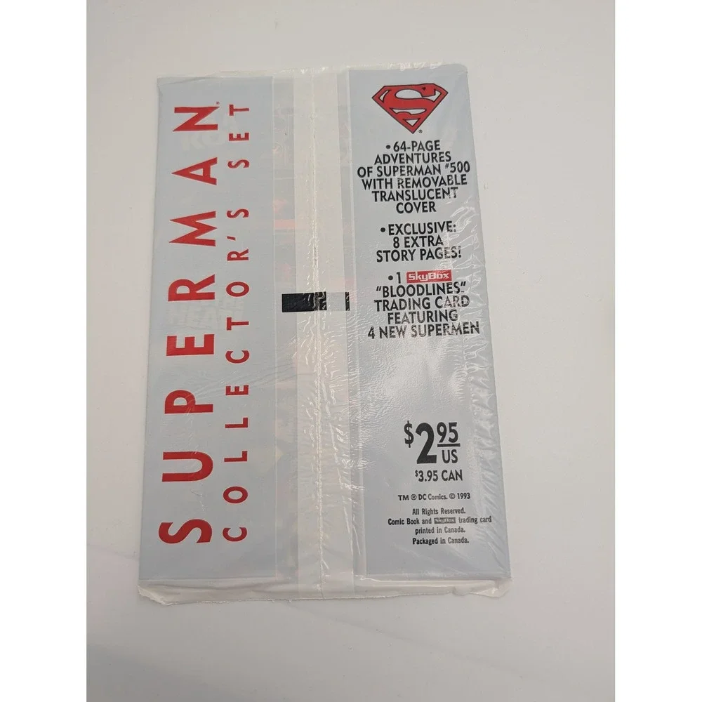 DC Comics Adventures of Superman #500 Collector Set Sealed White Polybag 1993